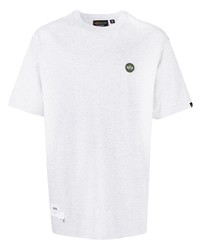 graues T-Shirt mit einem Rundhalsausschnitt von Alpha Industries