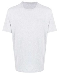 graues T-Shirt mit einem Rundhalsausschnitt von Armani Exchange