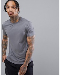 graues T-Shirt mit einem Rundhalsausschnitt von ASOS 4505