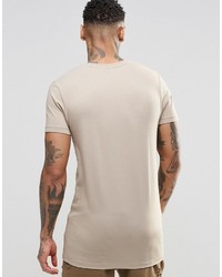 graues T-Shirt mit einem Rundhalsausschnitt von Asos