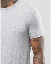 graues T-Shirt mit einem Rundhalsausschnitt von Asos