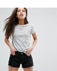 graues T-Shirt mit einem Rundhalsausschnitt von Asos