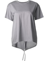 graues T-Shirt mit einem Rundhalsausschnitt von ASTRAET