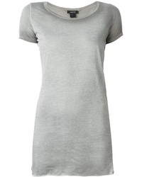 graues T-Shirt mit einem Rundhalsausschnitt von Avant Toi