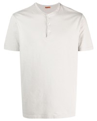 graues T-Shirt mit einem Rundhalsausschnitt von Barena