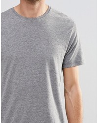 graues T-Shirt mit einem Rundhalsausschnitt von Esprit