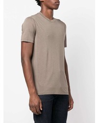 graues T-Shirt mit einem Rundhalsausschnitt von Tom Ford