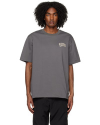 graues T-Shirt mit einem Rundhalsausschnitt von Billionaire Boys Club