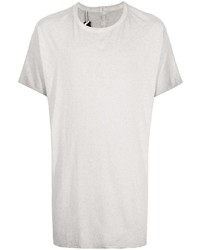 graues T-Shirt mit einem Rundhalsausschnitt von Boris Bidjan Saberi