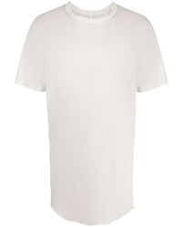 graues T-Shirt mit einem Rundhalsausschnitt von Boris Bidjan Saberi