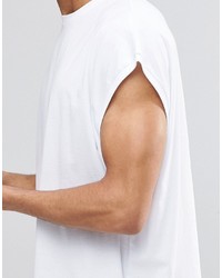 graues T-Shirt mit einem Rundhalsausschnitt von Asos