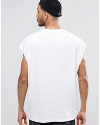 graues T-Shirt mit einem Rundhalsausschnitt von Asos