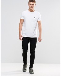 graues T-Shirt mit einem Rundhalsausschnitt von Asos