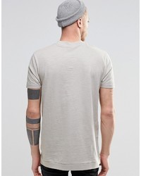 graues T-Shirt mit einem Rundhalsausschnitt von Asos