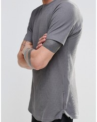 graues T-Shirt mit einem Rundhalsausschnitt von Asos