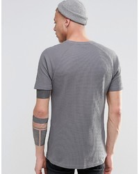 graues T-Shirt mit einem Rundhalsausschnitt von Asos