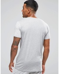 graues T-Shirt mit einem Rundhalsausschnitt von Asos