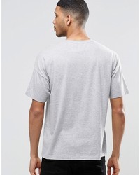 graues T-Shirt mit einem Rundhalsausschnitt von Asos