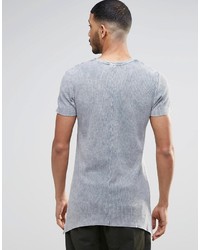 graues T-Shirt mit einem Rundhalsausschnitt von Asos