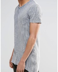 graues T-Shirt mit einem Rundhalsausschnitt von Asos