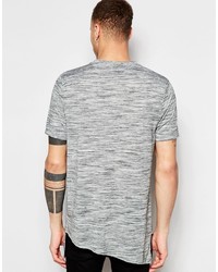 graues T-Shirt mit einem Rundhalsausschnitt von Asos