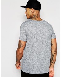 graues T-Shirt mit einem Rundhalsausschnitt von Asos