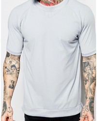 graues T-Shirt mit einem Rundhalsausschnitt von Asos