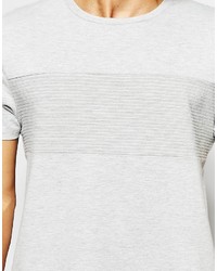 graues T-Shirt mit einem Rundhalsausschnitt von Asos