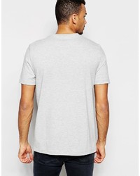 graues T-Shirt mit einem Rundhalsausschnitt von Asos