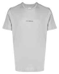 graues T-Shirt mit einem Rundhalsausschnitt von C.P. Company