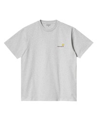 graues T-Shirt mit einem Rundhalsausschnitt von Carhartt WIP