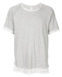 graues T-Shirt mit einem Rundhalsausschnitt von Carpe Diem