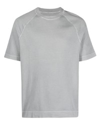 graues T-Shirt mit einem Rundhalsausschnitt von Circolo 1901