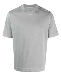 graues T-Shirt mit einem Rundhalsausschnitt von Circolo 1901