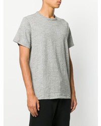 graues T-Shirt mit einem Rundhalsausschnitt von rag & bone