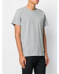 graues T-Shirt mit einem Rundhalsausschnitt von rag & bone