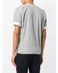 graues T-Shirt mit einem Rundhalsausschnitt von 3.1 Phillip Lim