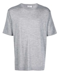 graues T-Shirt mit einem Rundhalsausschnitt von Closed