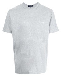 graues T-Shirt mit einem Rundhalsausschnitt von Comme des Garcons Homme