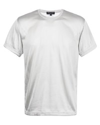 graues T-Shirt mit einem Rundhalsausschnitt von Comme Des Garcons Homme Plus