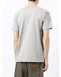 graues T-Shirt mit einem Rundhalsausschnitt von Comme des Garcons Homme