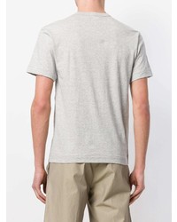 graues T-Shirt mit einem Rundhalsausschnitt von Comme Des Garcons Homme Plus