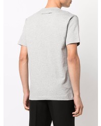 graues T-Shirt mit einem Rundhalsausschnitt von Comme Des Garcons SHIRT