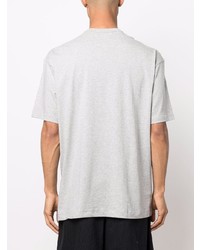 graues T-Shirt mit einem Rundhalsausschnitt von Comme Des Garcons SHIRT