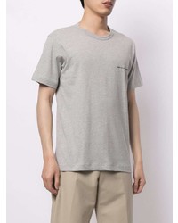 graues T-Shirt mit einem Rundhalsausschnitt von Comme Des Garcons SHIRT