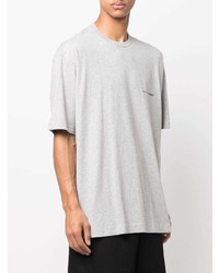 graues T-Shirt mit einem Rundhalsausschnitt von Comme Des Garcons SHIRT