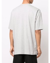 graues T-Shirt mit einem Rundhalsausschnitt von Comme Des Garcons SHIRT