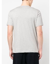 graues T-Shirt mit einem Rundhalsausschnitt von Comme Des Garcons SHIRT