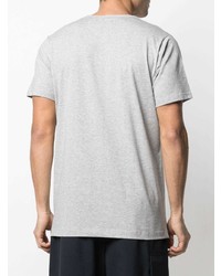 graues T-Shirt mit einem Rundhalsausschnitt von Comme Des Garcons SHIRT