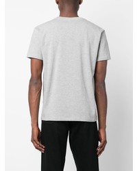 graues T-Shirt mit einem Rundhalsausschnitt von FURSAC